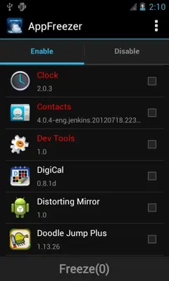 AppFreezer android App screenshot 5